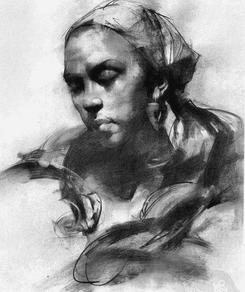 zhaoming wu - drawing the head in charcoal pdf